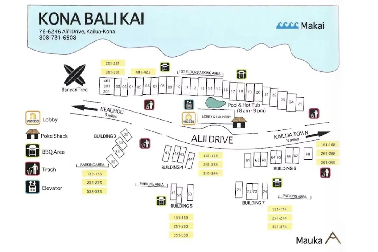 Kona Bali Kai #220 Lejlighed Kailua-Kona